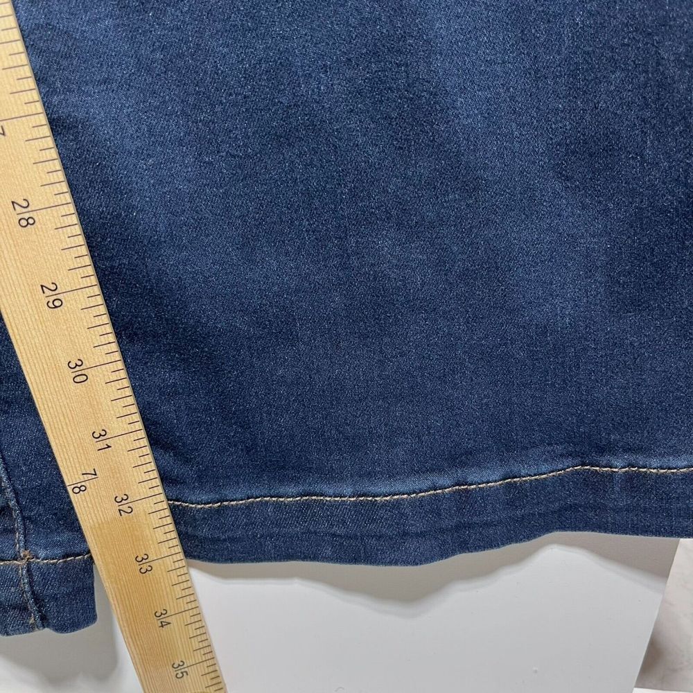 Sofia Jeans by Sofia Vergara Melisa Super High Rise Sz 4 Flare Pull On Dark Wash - Picture 10 of 16